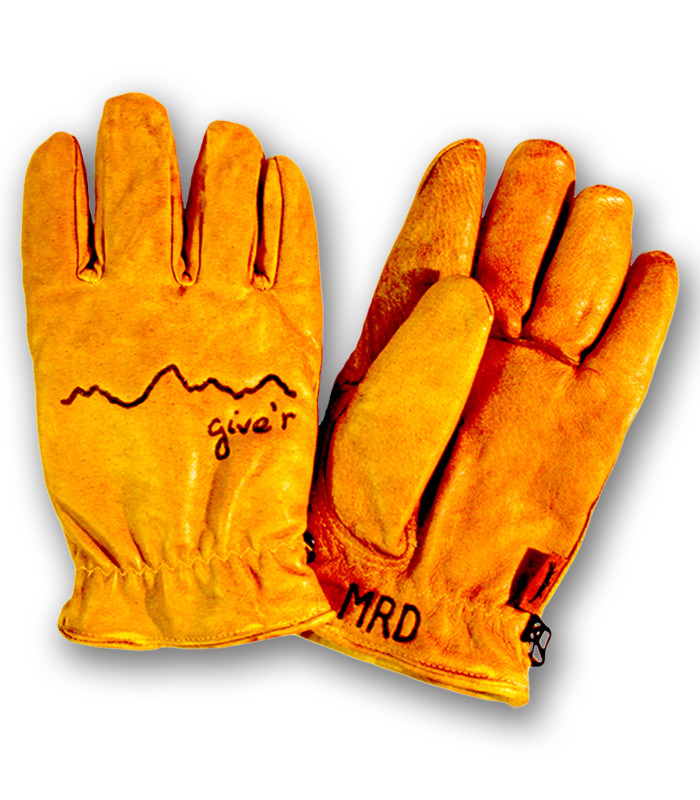 Hand Branded Leather Gloves