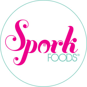 Spork Logo Pink Mint Circle WEB