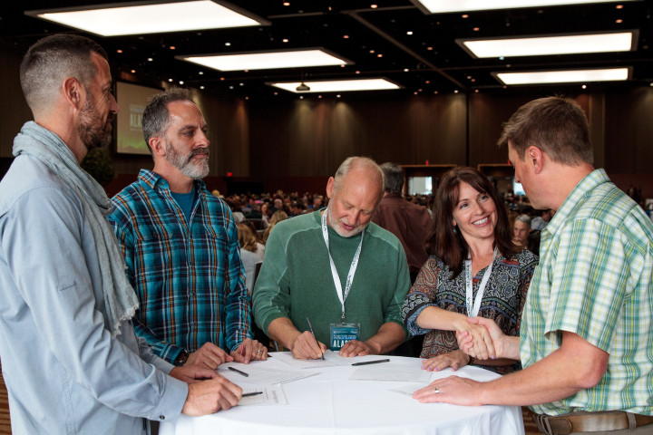 Founding members pledge their support for the Adventure Travel Conservation Fund